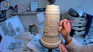 Beer stein – From Scratch – How it’s made – authentic German [upl. by Osrock656]