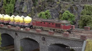 Modely H0 Liberecké modelové kolejiště 2017  Model Train Layout Liberec [upl. by Markus536]