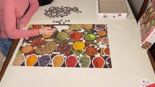 Spicy Table Eurographics 1000 Piece Puzzle [upl. by Nilyaj744]