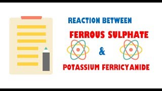 Ferrous Sulphate and Potassium Ferricyanide  Reaction [upl. by Margette]