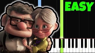 Married Life  Up Easy Piano Tutorial SynthesiaSheet Music [upl. by Ikin]