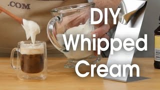 DIY whipped cream in 60 seconds [upl. by Valora]