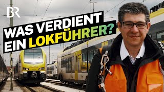 Kindheitstraum Lokführer Das verdient Jörg als Triebfahrzeugführer  Lohnt sich das  BR [upl. by Ikram]