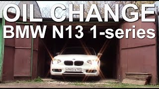 How to change the OIL and FILTER on a BMW f20 F21 1series N13 Prince [upl. by Elka]