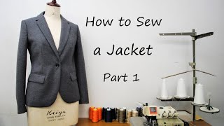 How to sew a jacket  part 1 [upl. by Mayap58]