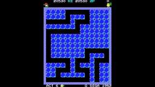 Arcade Game Pengo 1982 Sega [upl. by Anrym]