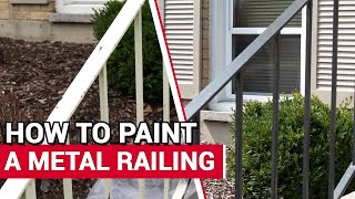 How To Paint A Wrought Iron Railing  Ace Hardware [upl. by Artina820]