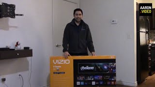 Unboxing Vizio VSeries 50 inch 4K TV from Walmart [upl. by Oinimreh]