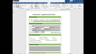 Word Avançado Elaboração de Formulário [upl. by Ahselat226]