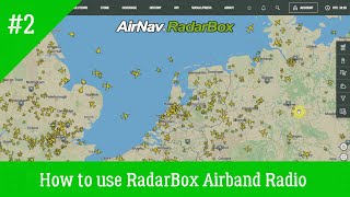 How to use RadarBox Airband Radio 📻✈ [upl. by Clyte]