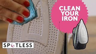 How to Clean an Iron 4 Easy Steps  Spotless  Real Simple [upl. by Charteris]