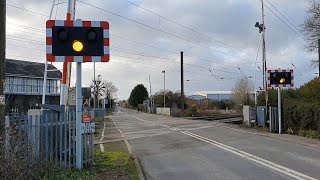 The Longest UK Crossing  Helpston Level Crossing Cambridgeshire [upl. by Yrrep]