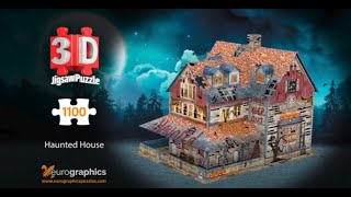 Eurographics Haunted House 3D Puzzle  Instructions [upl. by Tad509]