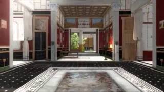 Walk around in a 3D splendid house from the ancient Pompeii [upl. by Basil966]