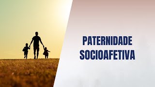 Paternidade socioafetiva [upl. by Aseen]