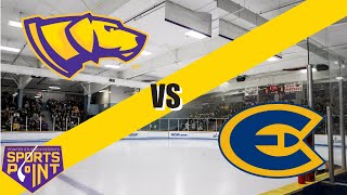 SEMIFINALS UWSP Mens Hockey  Eau Claire vs Stevens Point 3125 [upl. by Adian]