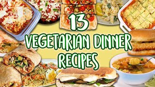 13 Vegetarian Dinner Recipes  Veggie Main Course Super Compilation Well Done [upl. by Krall]