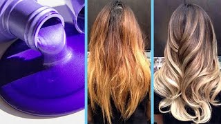 Como Matizar tu cabello con Shampoo morado [upl. by Meekahs]