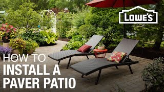 How To Design and Install A Paver Patio [upl. by Gulgee]