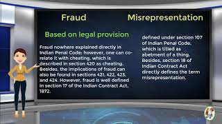 What is Difference Between Fraud amp Misrepresentation [upl. by Massie]