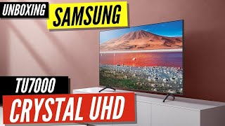 Samsung TU7000 Series Unboxing amp Setup [upl. by Elag658]