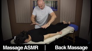 ASMR Massage Back Complete Body Relaxation [upl. by Goldwin620]