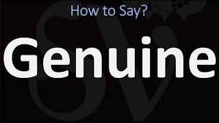 How to Pronounce Genuine CORRECTLY [upl. by Reinhardt986]