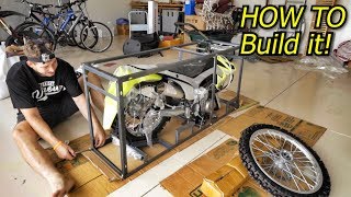 UNBOXING MY NEW PIT BIKE Thumpstar 140cc [upl. by Martguerita]