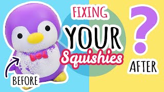 Squishy Makeovers Fixing Your Squishies 20 [upl. by Oakleil]