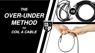 How to Wrap a Cable Over Under  QUICK DEMONSTRATION [upl. by Childs100]