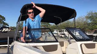 Boat Bimini Top Use  How to Deploy [upl. by Thisbe]