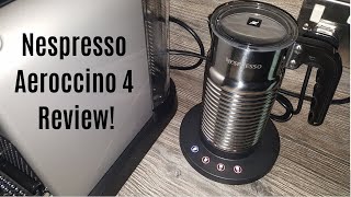 Nespresso Aeroccino 4 Milk Frother Review  Worth upgrading from the Aeroccino 3 [upl. by Florenza]