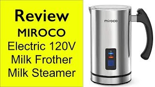 Review Miroco Milk Frother  How to make froth milk at home [upl. by Ahseem]