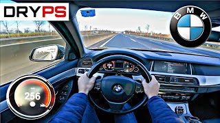 BMW 530d F10  TOP SPEED DRIVE ON GERMAN AUTOBAHN  POV [upl. by Ahsienaj]