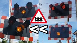 Level Crossings In Reverse Backwards Level Crossings Compilation [upl. by Mitzl]