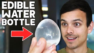 These Edible Water Bottles Are Unbelievable  DIY Edible Plastic [upl. by Kendrick]