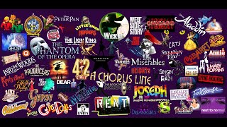 Top 100 Musical Theater Songs [upl. by Oijile]