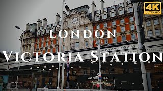 London Victoria Station Walk Through England 4K [upl. by Austreng261]