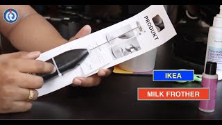 IKEA MILK FROTHER Review amp Battery Installation [upl. by Hildegard]