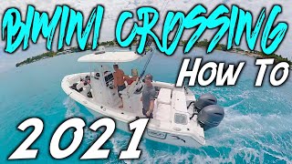 2021 Bimini Crossing How To  Florida to Bahamas by Boat  Sea Hunt Gamefish  Ft Lauderdale Miami [upl. by Houlberg]