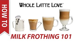 Milk Frothing for Beginners [upl. by Erbua197]