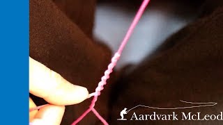 How to tie a bimini twist backing loop [upl. by Riesman]