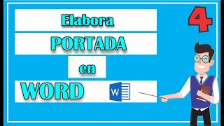 ¿Cómo hacer una PORTADA en WORD [upl. by Ykcor776]