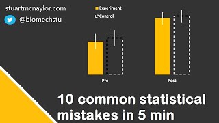 Ten Statistical Mistakes in 5 Min [upl. by Acinna]