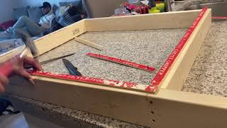 How to Make Rug Tufting Frame Easily [upl. by Ladnor871]