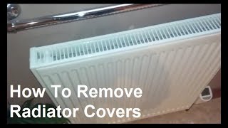 How To Remove Radiator Covers To Clean Behind [upl. by Golightly815]