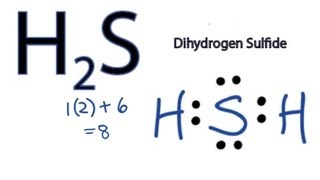 H2S Lewis Structure  How to Draw the Dot Structure for H2S [upl. by Arv345]