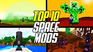 Top 10 Minecraft Space Mods [upl. by Kimitri]