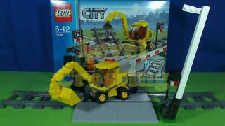 LEGO CITY LEVEL TRAIN CROSSING 7936 [upl. by Coady]