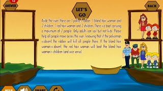 River Crossing Ultimate  How to solve chapter 7 River IQ Crossing Logic 7 [upl. by Melbourne564]